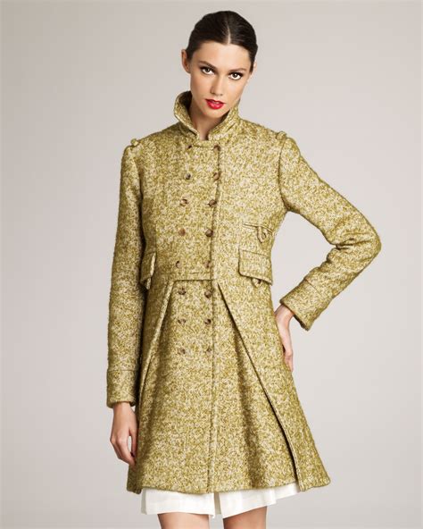 dior green coat|Dior long down coat.